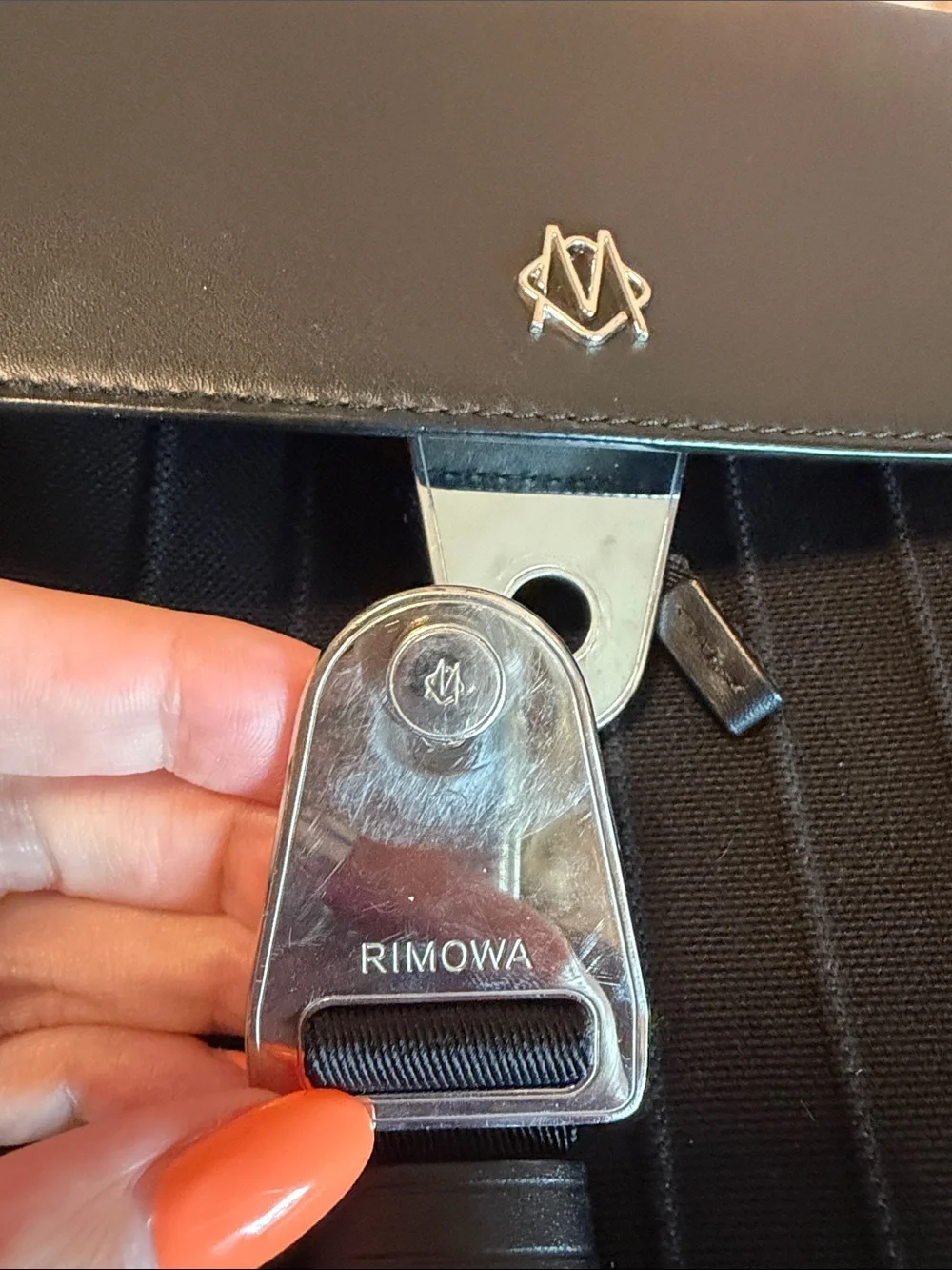 Rimowa Canvas Calfskin Never Still small backpack
